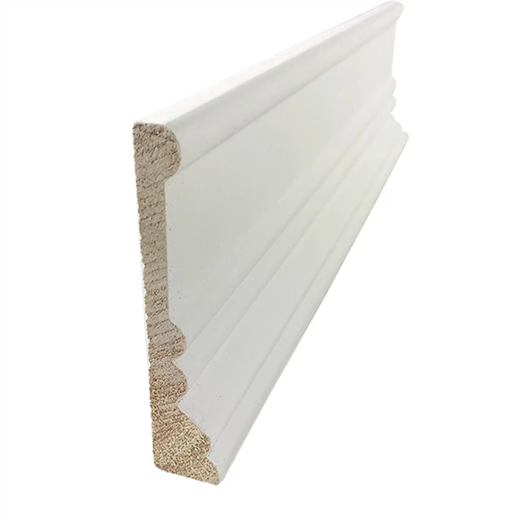 Baseboard Wood Pine Molding White Primed Moulding
