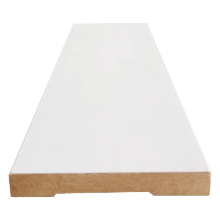 チャイナ ホワイト プライミング MDF ベースボード