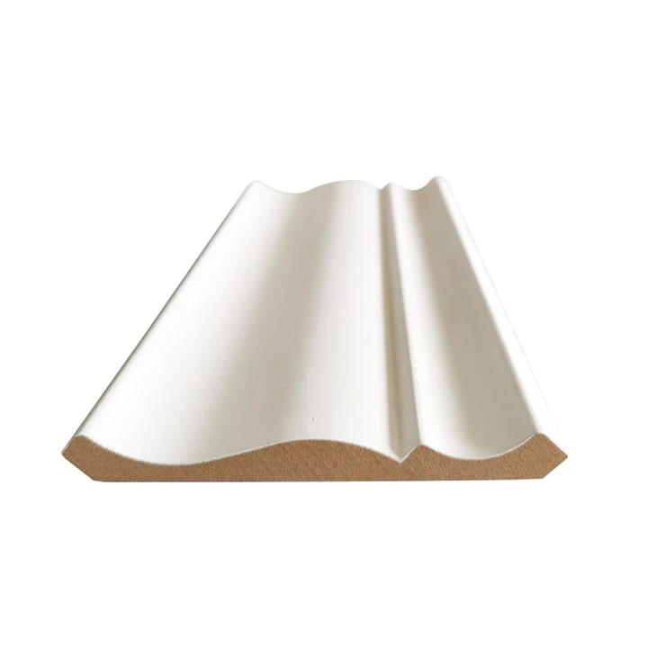 装飾用 MDF ホワイト プライミング ウッド クラウン モールディング