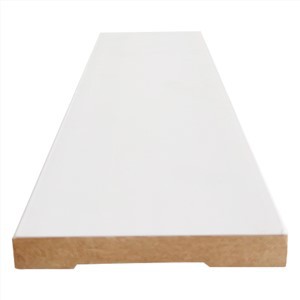 チャイナ ホワイト プライミング MDF ベースボード